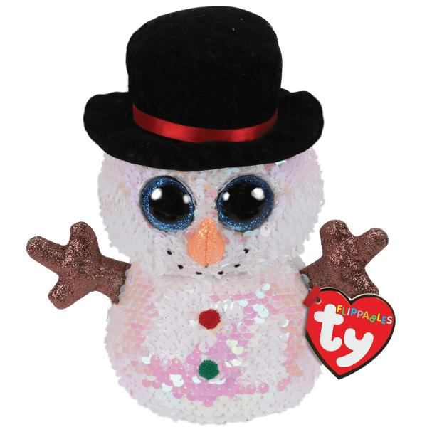 Beanie Boos Flippables MELTY – sequin snowman TY 36339