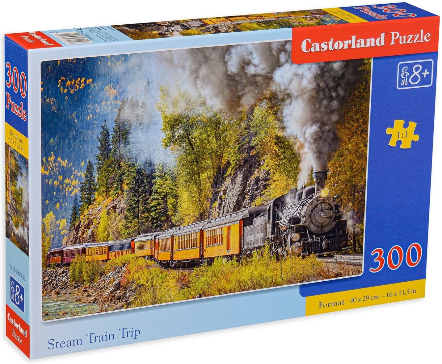 Puzzle Castorland de 300 piese – Steam Train Trip