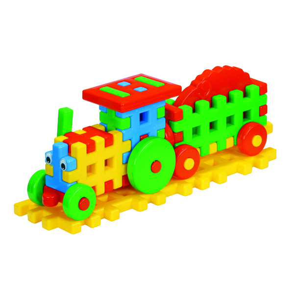 Cuburi de constructii – Tractor