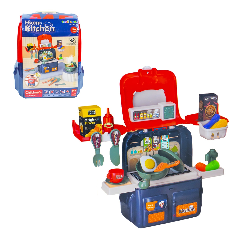 Play Set Bucatarie In Ghiozdanel, 42 Piese