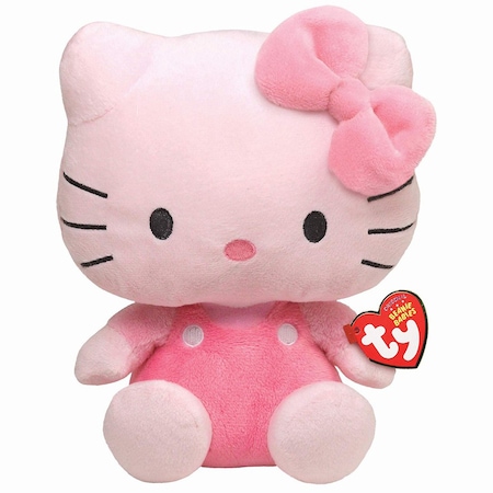 Jucarie de plus TY – Beanie Babies, Hello Kitty, 15 cm