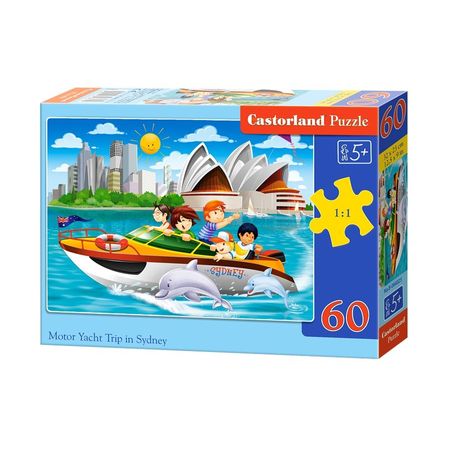 Castorland, 60 de piese, Excursie cu barca in Sydney