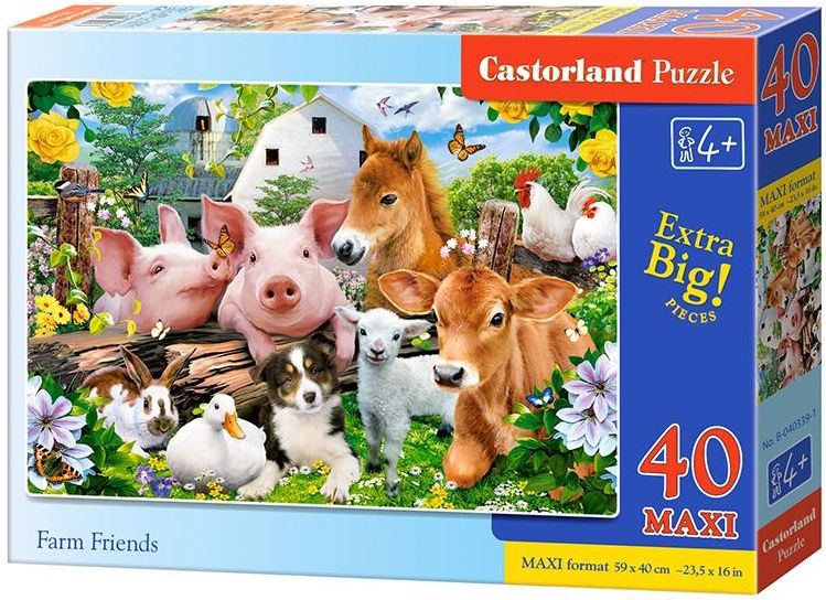 Puzzle Maxi Farm Friends 40 piese