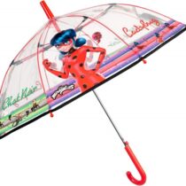 Umbrela Lady Bug automata transparenta 45 cm