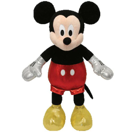 Jucarie de Plus Ty cu Sunete Mickey Mouse super stralucitor 25cm