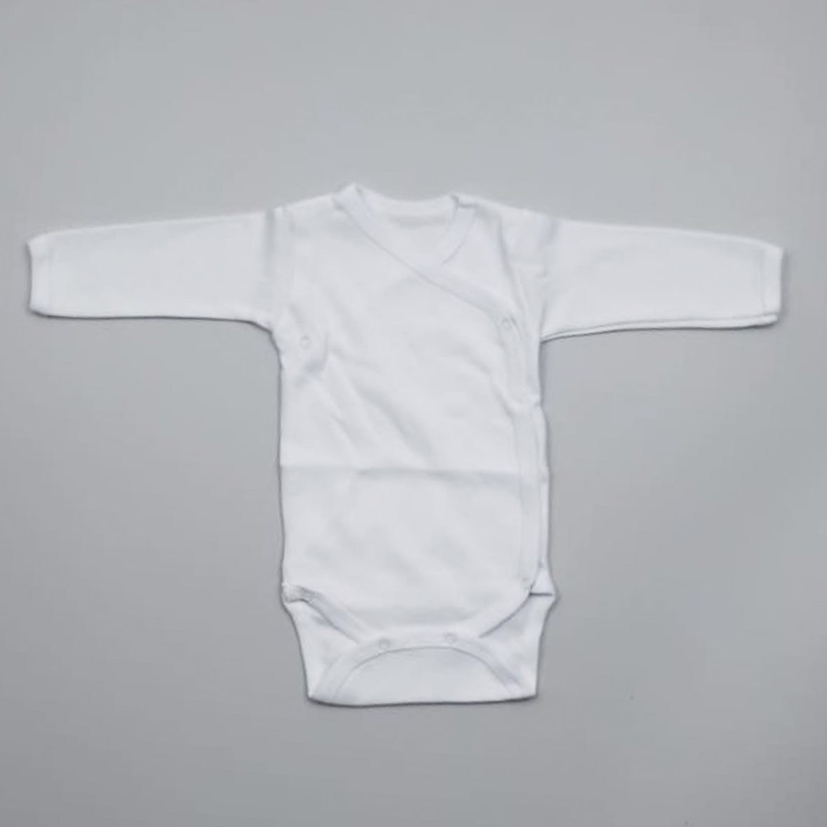 Body Alb, Petrecut cu Capse, pentru Bebelusi