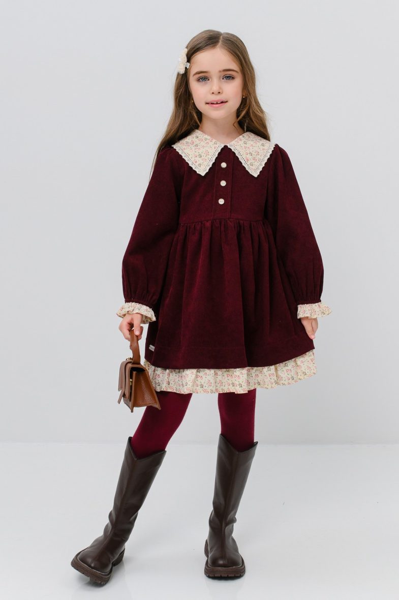 Rochita eleganta  bordo Anna