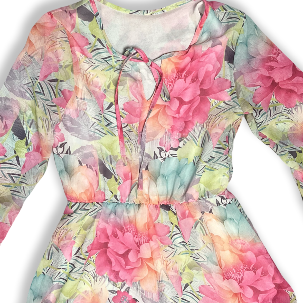 Rochita fetie motiv floral Iulia